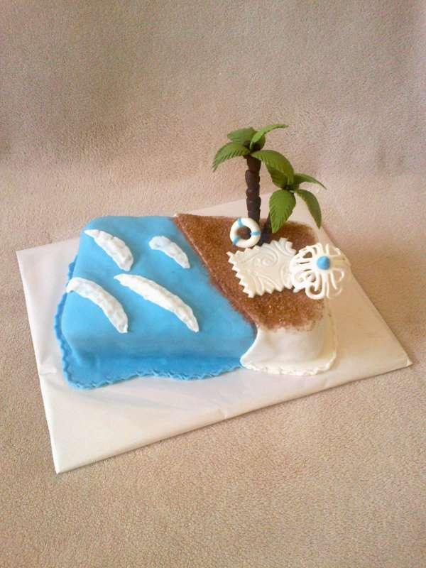 Pláž, torta, Narodeninové torty Pláž, torta, Narodeninové torty, ZuzkaM, 1