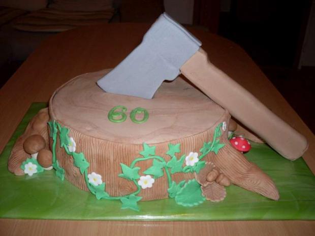 PNÍK SO SEKEROU, torta, Narodeninové torty, Mária Vašová, 1