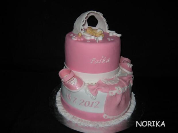 Krstiny Patka, torta, Torty na krstiny, norika, 1