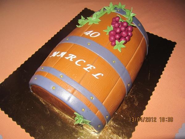 sudok vina, torta, Netradičné torty sudok vina, torta, Netradičné torty, Katarina Slavkovska, 1
