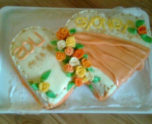 dvojite srdce, torta, Svadobné torty, andy76, 1