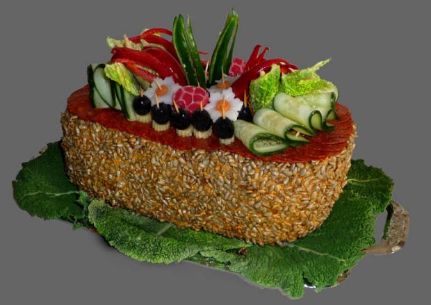 Slaná torta - obdĺžník, torta, Slané torty Slaná torta - obdĺžník, torta, Slané torty, Irma, 1