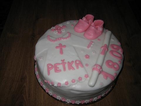Petke ku krstu. , torta, Torty na krstiny, Zdenka.S, 1