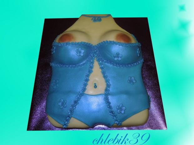 ženské torzo s prekvapením 3, torta, Torty pre dospelých *, chlebik39, 1