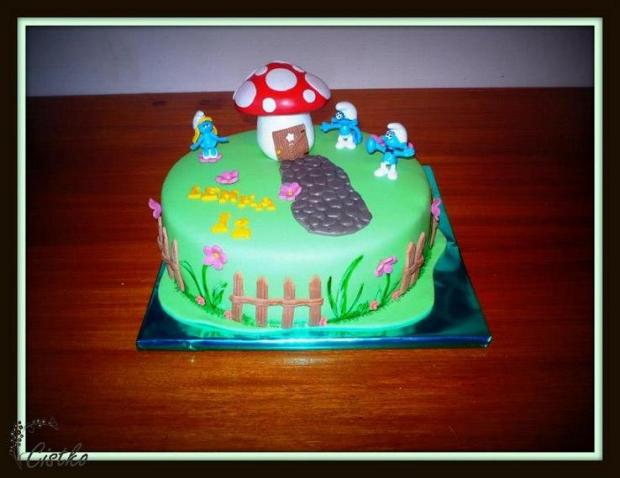 Smolkovia, torta, Rozprávkové torty, cistko, 1