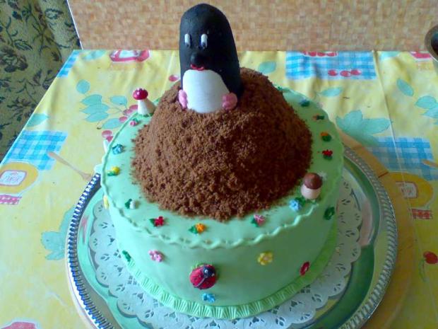 krtko k 1 roku, torta, Rozprávkové torty, zabacka, 1