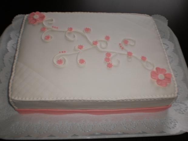 S kvetinkami, torta, Torty na cirkevné sviatky S kvetinkami, torta, Torty na cirkevné sviatky, Mária G, 1