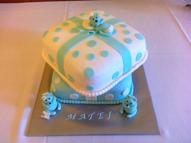 krstiny, torta, Torty na krstiny, Ivanko, 1