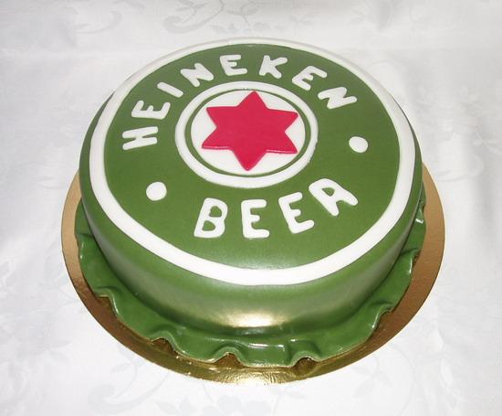 Pivový vrchnák, torta, Netradičné torty, zabinka, 1