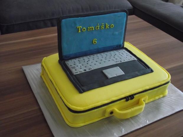 notebook, torta, Narodeninové torty notebook, torta, Narodeninové torty, ericca, 1