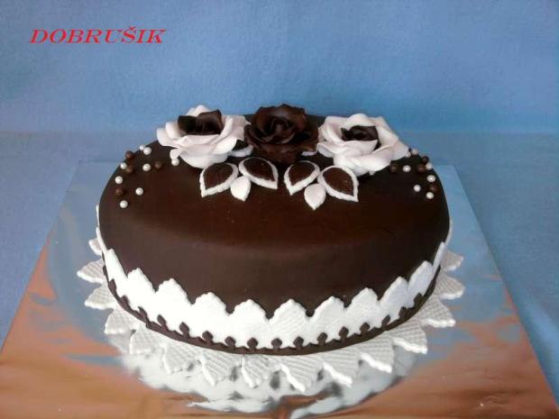 Čoko-biela, torta, Narodeninové torty Čoko-biela, torta, Narodeninové torty, Dobrusik, 1