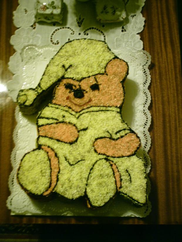 macko pooh, torta, Rozprávkové torty, Bugárné Fábik Zsuzsanna, 1
