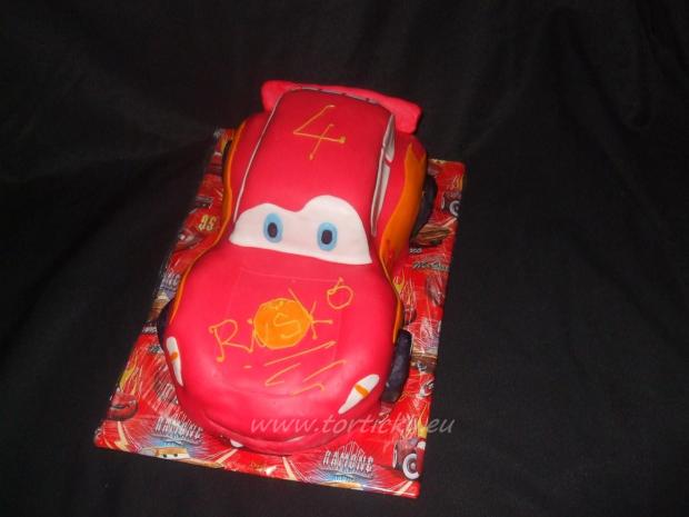 mc queen, torta, Torty autíčka, vláčiky, buksy, 1