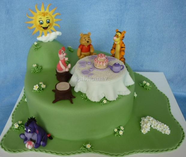 Macko Pooh a kamaráti, torta, Rozprávkové torty Macko Pooh a kamaráti, torta, Rozprávkové torty, gabikanav, 1