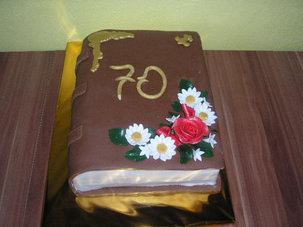 NA 70-ku-kniha, torta NA 70-ku-kniha, torta, Denideni, 1