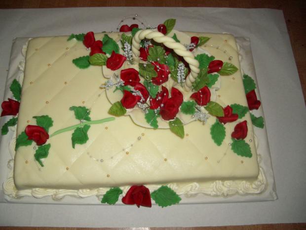 košík, torta, Narodeninové torty, 77elis77, 1