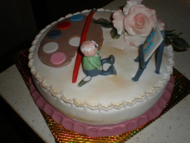 Pre maliara, torta, Narodeninové torty, timika, 1