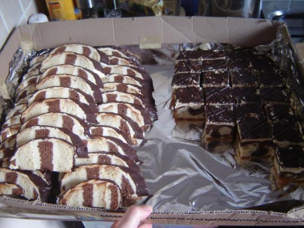 metrovy a dunajske vlny, torta, Zákusky metrovy a dunajske vlny, torta, Zákusky, kovka, 1