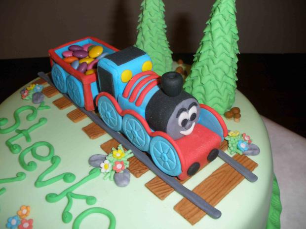 Detail vláčika, torta, Torty autíčka, vláčiky, zuzana124, 1