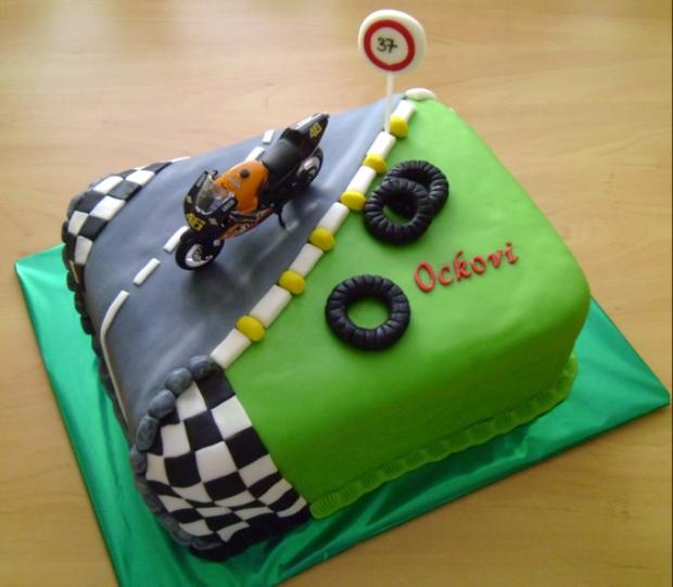 torta s motorkou, torta, Torty autíčka, vláčiky torta s motorkou, torta, Torty autíčka, vláčiky, MonikaT, 1