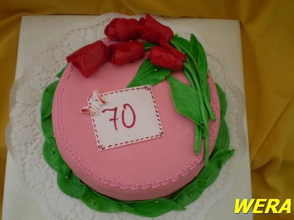 s tulipány, torta s tulipány, torta, WERA, 1