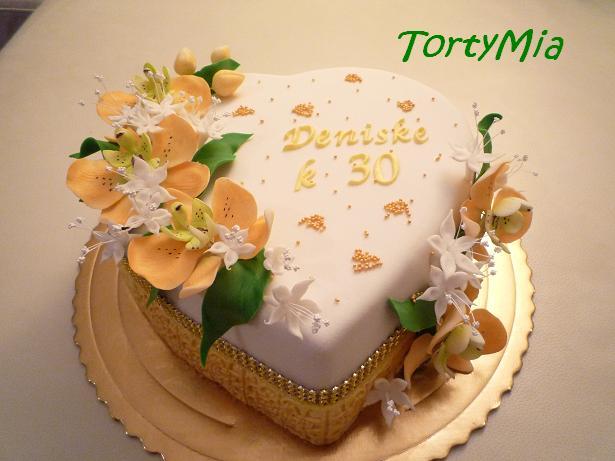 Torta s orchideami, torta, Narodeninové torty Torta s orchideami, torta, Narodeninové torty, TortyMia, 1