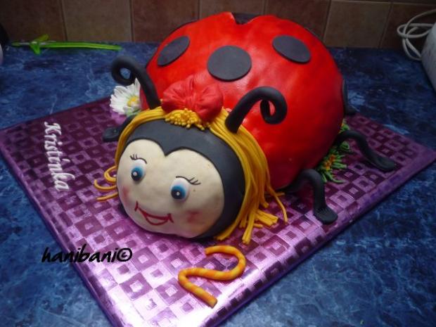 lienka, torta, Torty so zvieratkami, hanibani, 1