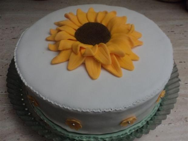 jednoduchá slnečnicová, torta, Pupinka, 1