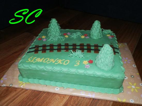 pripravená pre vláčik, torta, Torty autíčka, vláčiky, sslavica, 1