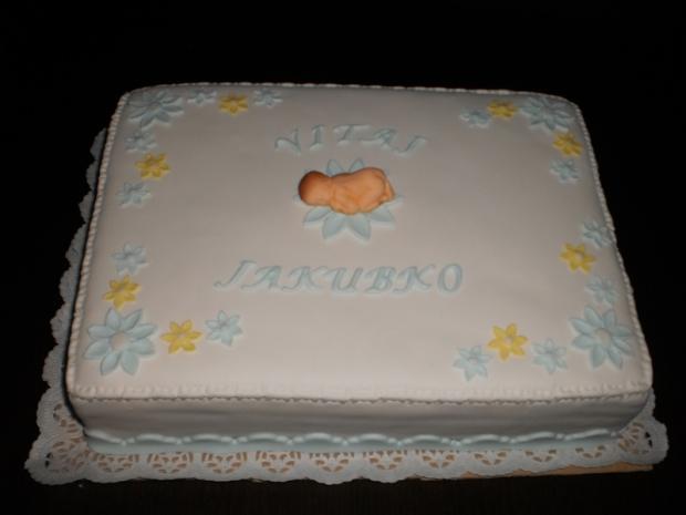 Na privítanie bábätka, torta, Torty na krstiny Na privítanie bábätka, torta, Torty na krstiny, Mária G, 1
