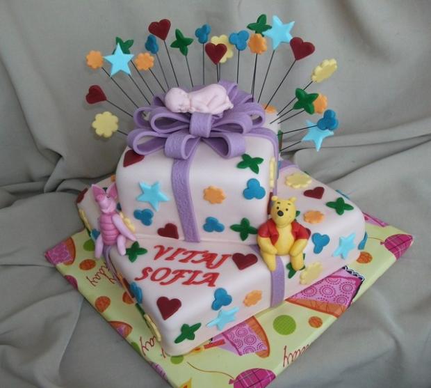 Farebna na krst:-), torta, Torty na krstiny Farebna na krst:-), torta, Torty na krstiny, Alenik, 1
