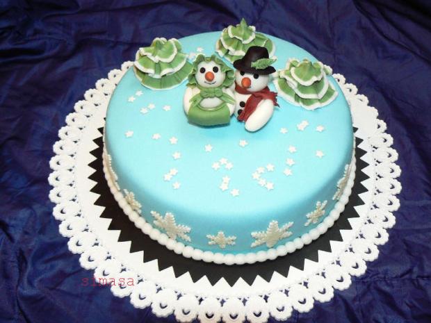 Snehuliaci, torta, Ostané torty pre deti Snehuliaci, torta, Ostané torty pre deti, simasa, 1