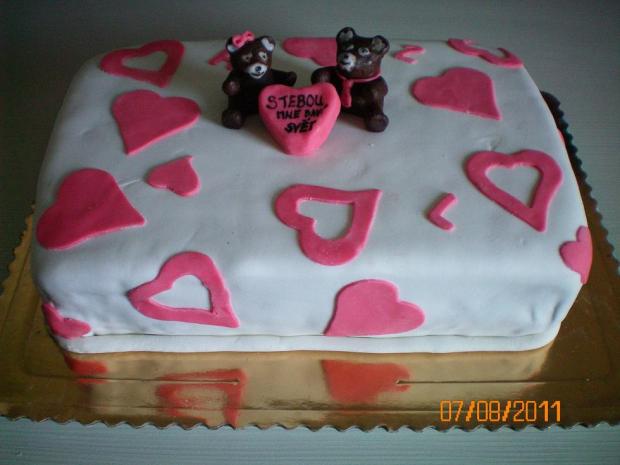 na druhé výročie svadby, torta, Svadobné torty, Jana Nociarova, 1