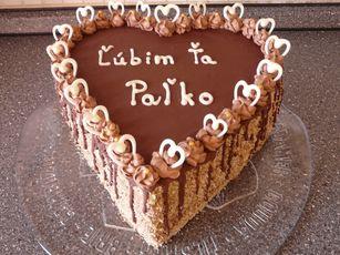 srdce, torta, klocik, 1