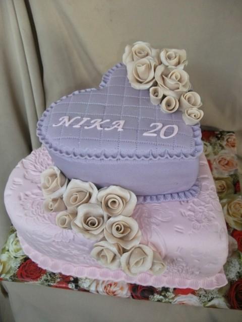 Poschodove srdce, torta, Narodeninové torty Poschodove srdce, torta, Narodeninové torty, Alenik, 1