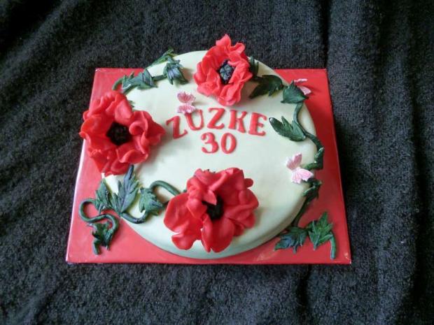 Vlčie maky, torta, Narodeninové torty, Marcella, 1