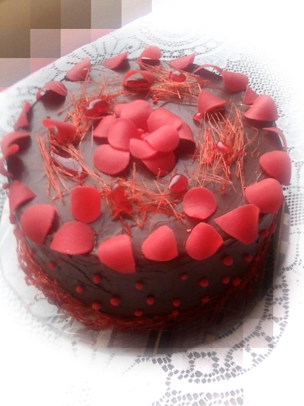 Lupene z ruží, torta, Alena Lenicka, 1