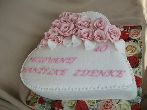Romanticka ruzove ruze..., torta, Narodeninové torty Romanticka ruzove ruze..., torta, Narodeninové torty, Alenik, 1