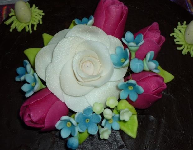 Kvety detail..., torta, Veľkonočné torty, kathka, 1