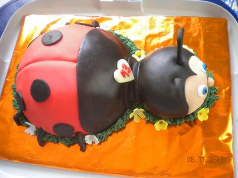 lienka pre vnučku, torta, Torty so zvieratkami lienka pre vnučku, torta, Torty so zvieratkami, ludhes, 1