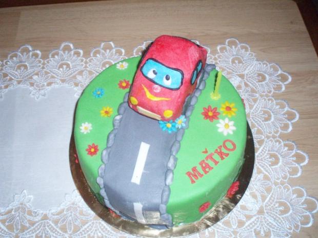 Autíčko , torta, Torty autíčka, vláčiky, Ivet, 1