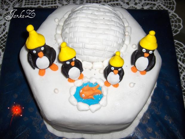 Mrazivá zima, torta, Torty so zvieratkami, JarkaZ, 1