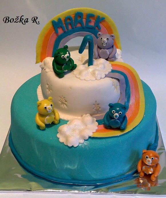 Starostlivý mackovia, torta, Rozprávkové torty Starostlivý mackovia, torta, Rozprávkové torty, Božka R., 1