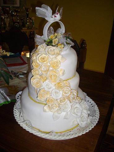 svadobná zlatá, torta, Svadobné torty svadobná zlatá, torta, Svadobné torty, olgarozkova, 1