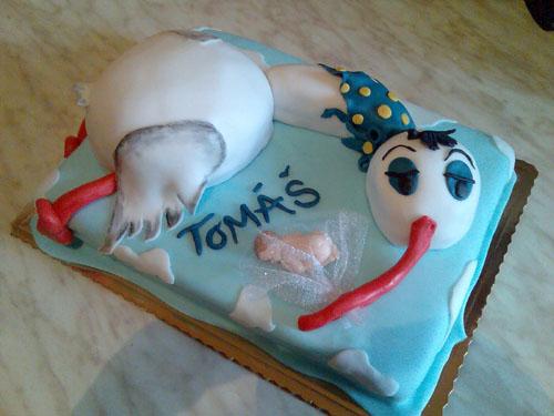 Bocian na krstiny, torta, Torty na krstiny Bocian na krstiny, torta, Torty na krstiny, alioska, 1