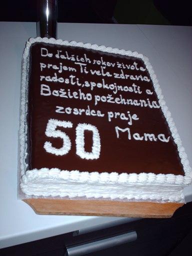 K 50-ke, torta, Narodeninové torty, Radko, 1