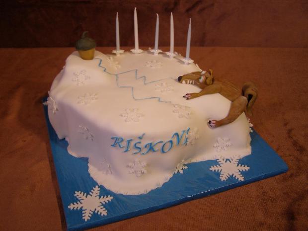 Doba Ladova pre Riška, torta, Rozprávkové torty Doba Ladova pre Riška, torta, Rozprávkové torty, Miruš 77, 1