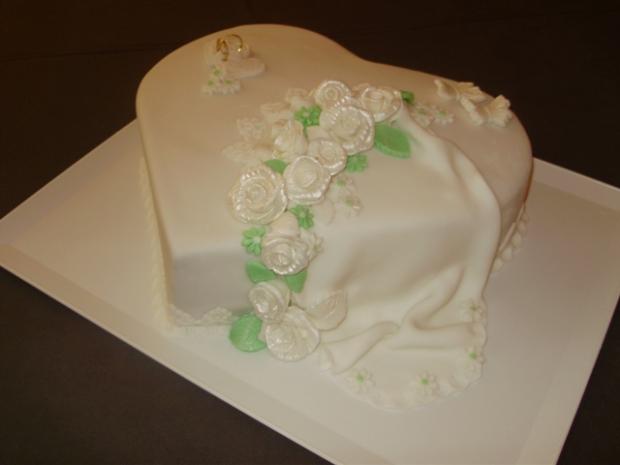 Svadobné srdce, torta, Svadobné torty Svadobné srdce, torta, Svadobné torty, Janette 35, 1