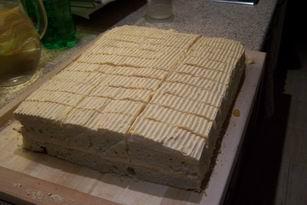 Pomarančovo-višňový zákusok, torta, Zákusky, 1deni11, 1