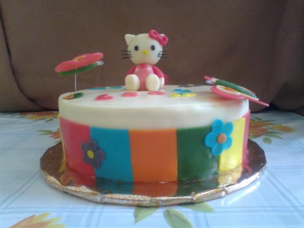 Hello Kitty, torta, Rozprávkové torty, mulinkam, 1